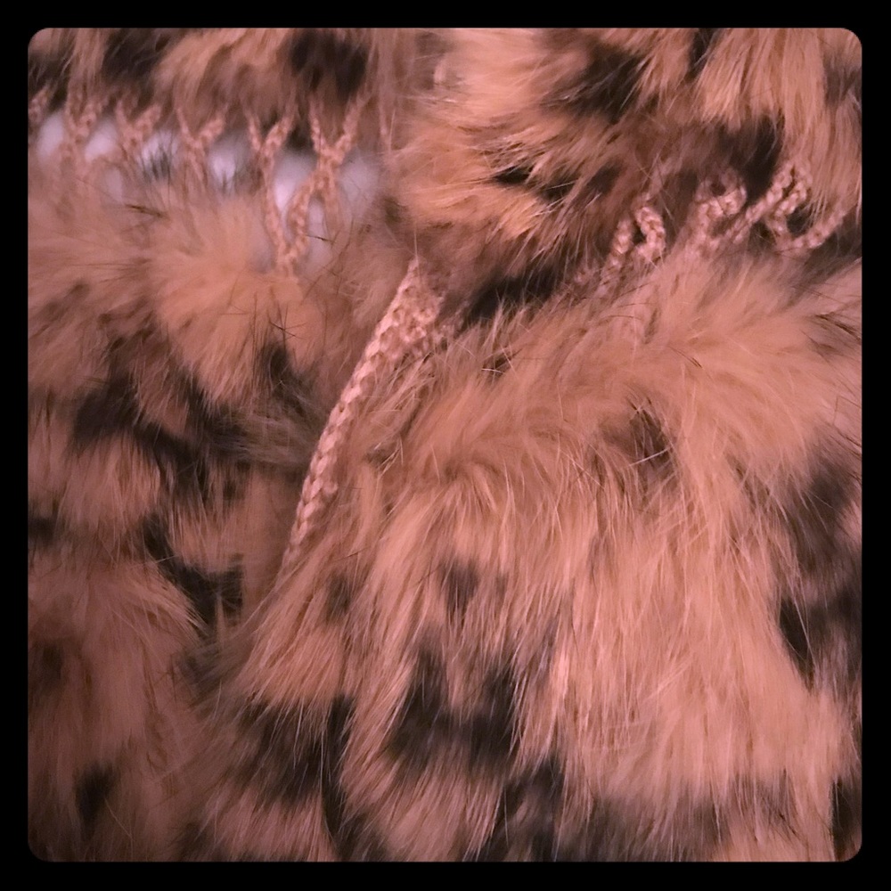 BCBG Fur Vest.